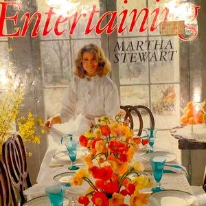 Vtg Original Entertaining Martha Stewart with price I paid in 1982